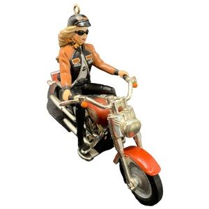 2001 Hallmark Keepsake BARBIE HARLEY DAVIDSON Handcrafted Die-Cast ORNAMENT